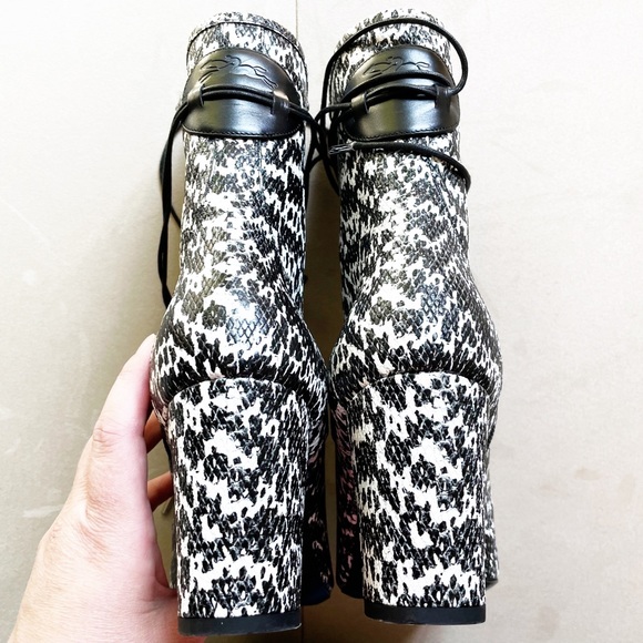 Longchamp B+W Lace-up Boots - Picture 9 of 16